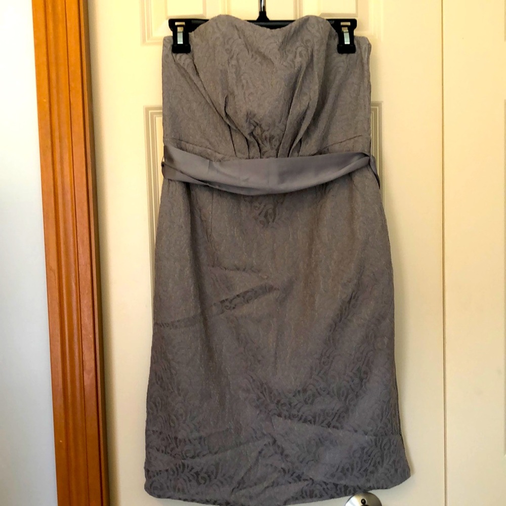 Strapless Lace Dress